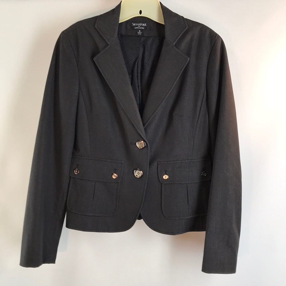 Signature Larry Levine jacket blazer Sz 8